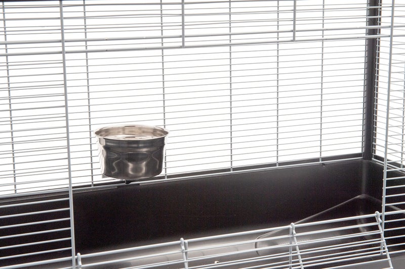 Lixit Quick Lock Cage Bowls for Small Animals and Birds. (20oz, Stainless) - Image 4